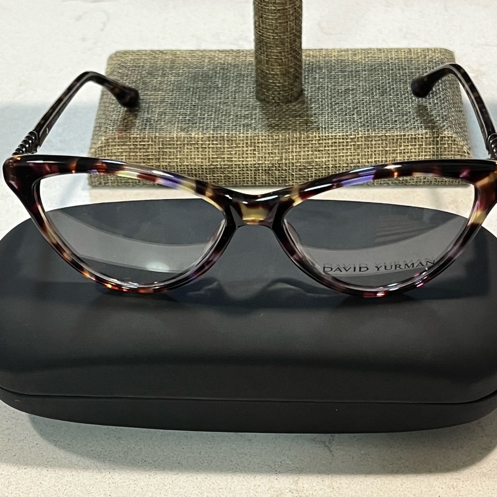 DAVID YURMAN NIB AUTHENTIC CHEVRON RX READY DESIGNER EYEGLASSES - Picture 3 of 17